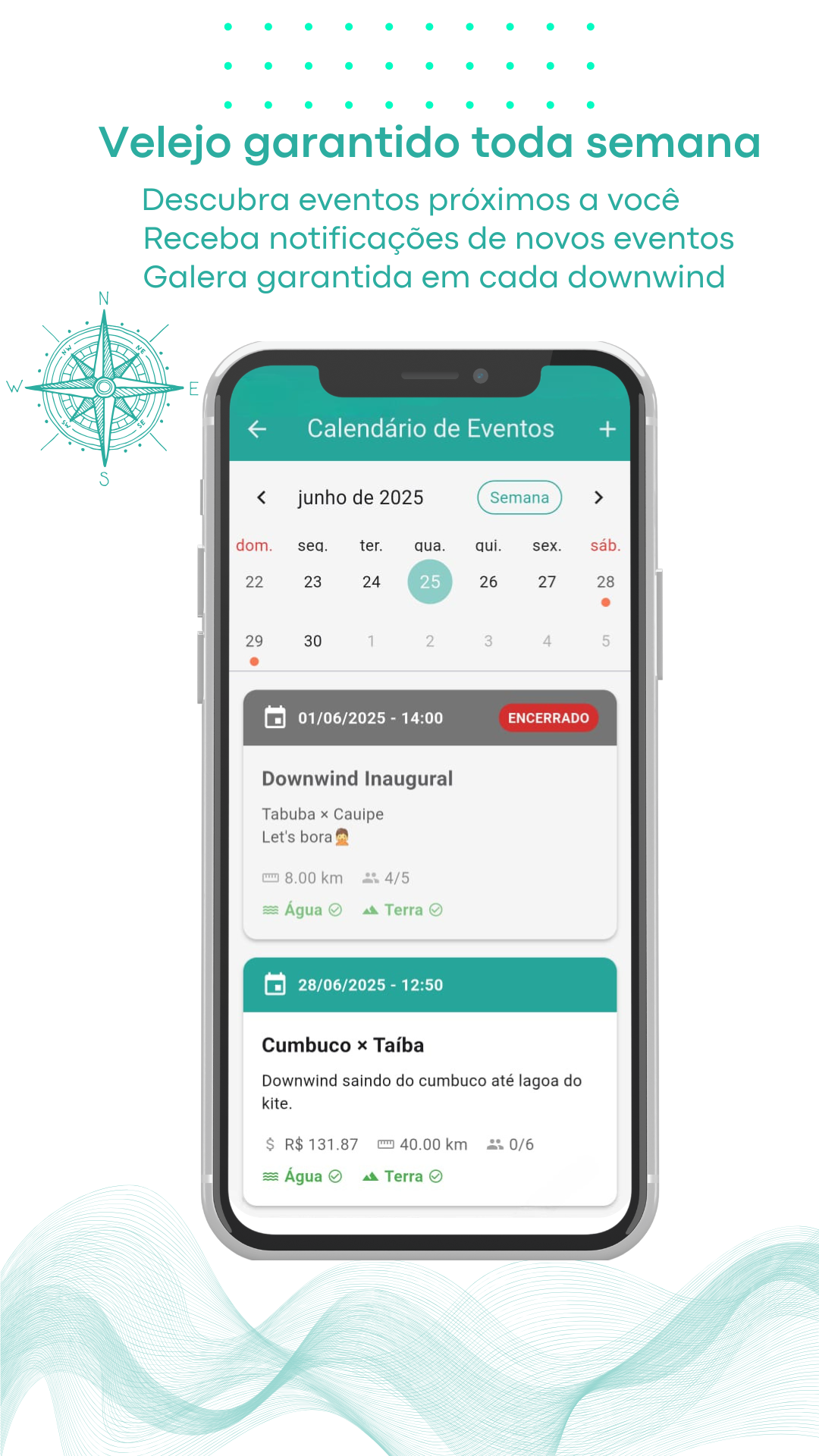 Wind Team App - Funcionalidades